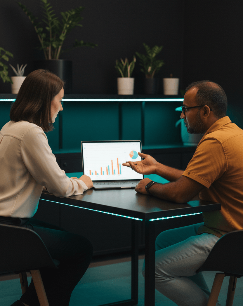 Stefan van And AI werkt met team aan AI oplossingen